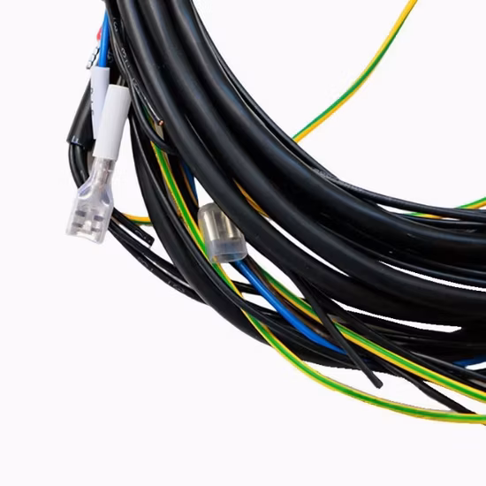 Werksspezifische Doppelkopf-Industriekabelbäume mit Steckern basierend auf Kundenanforderungen