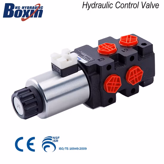 Hydraulische Gewindekartusche, AC220V/DC24V-Magnetventilspulen mit Anschlusskasten für hydraulische Richtungssteuerungs-Magnetventile